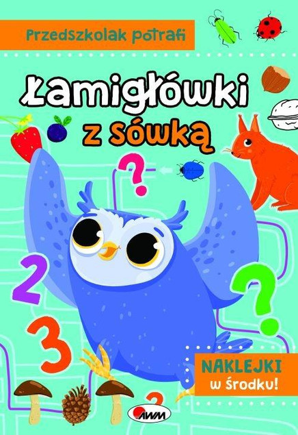 Łamigłówki z sówką Przedszkolak potrafi Natalia Kawałko-Dzikowska