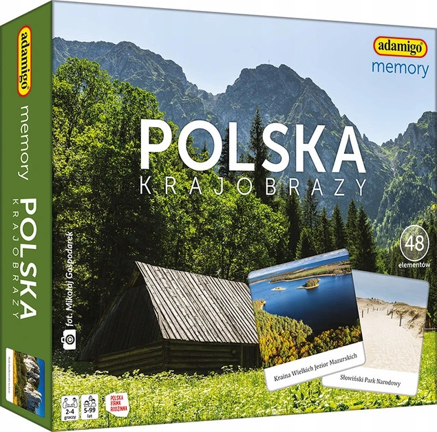 Gra planszowa Memory Polska krajobrazy gra pamięciowa Adamigo_1