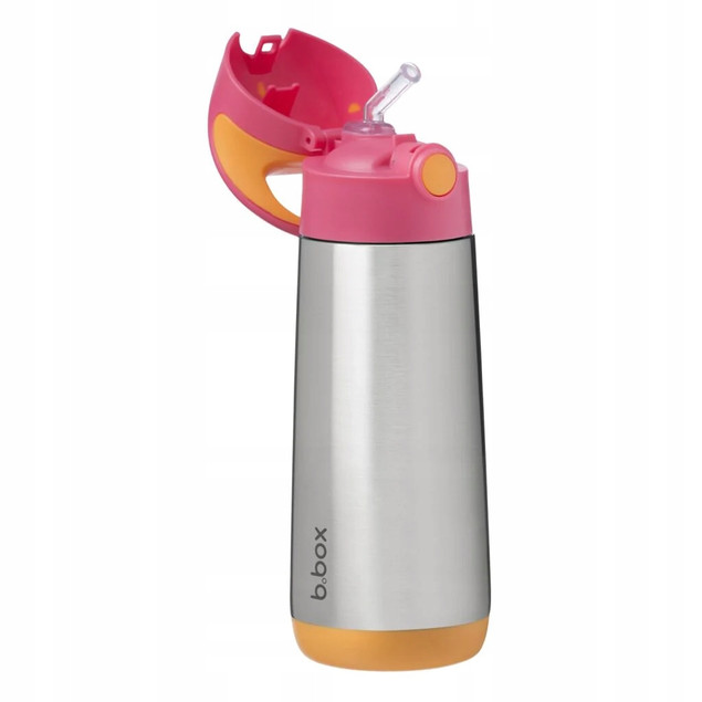 B.box Bidon Termiczny ze Słomką Strawberry Shake 500 ml