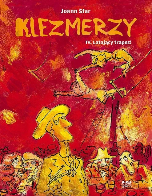 Okładka komiksu Klezmerzy T.4 Latający trapez!