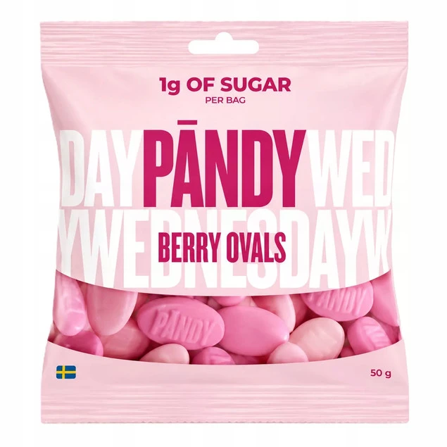 Żelki Berry Ovals PANDY 50g