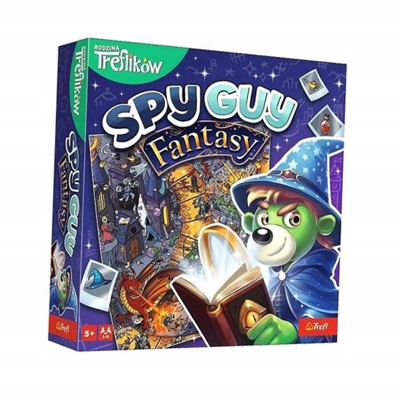 Spy Guy Fantasy Gra Rodzinna Planszowa Kooperacyjna Obserwacyjna 5+ Trefl