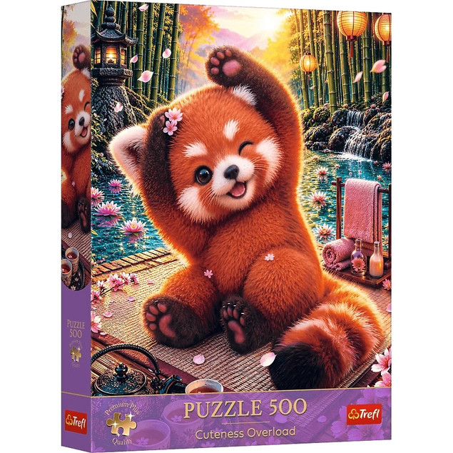 Trefl Puzzle PPQ, Cuteness Overload 500 el. Czarująca czerwona panda