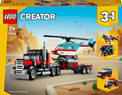 LEGO Creator Ciężarówka Z Platformą i Helikopterem 270el. 7+ 31146