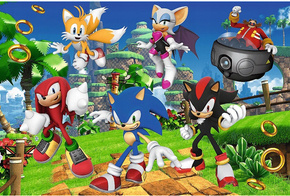 Puzzle 160 Układanka Jeż SONIC i Przyjaciele Gra 6+ Trefl