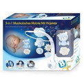Projektor Karuzelka do łóżeczka 3w1 B-kids (blue)