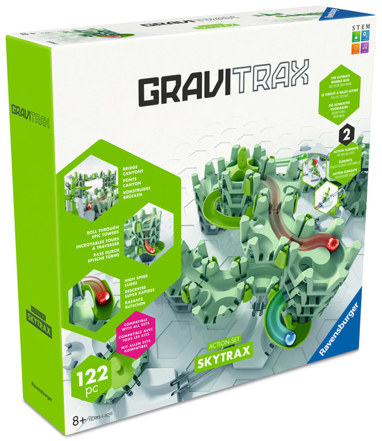 Gravitrax SKYTRAX M zestaw startowy konstrukcyjny tor kulkowy Ravensburger