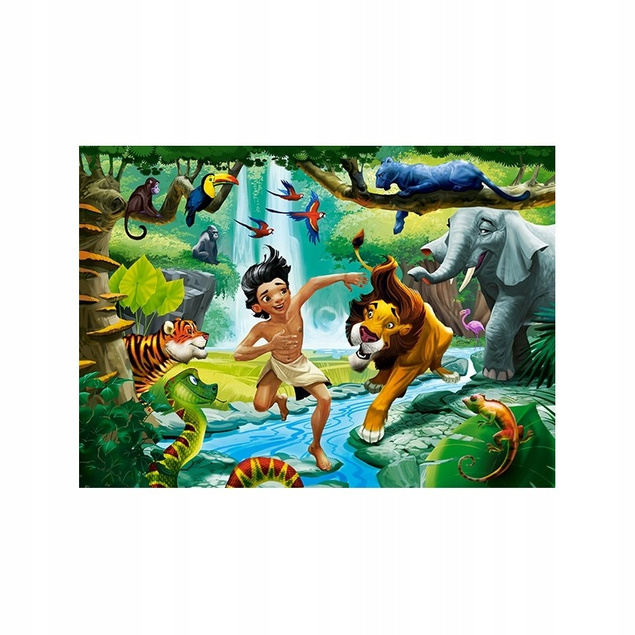 Puzzle 120 Układanka Disney KSIĘGA DŻUNGLI Zwierzęta Bajka 6+ Castorland