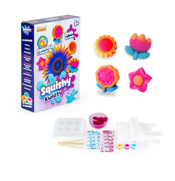 Barwienie i zalewanie foremek Squishy