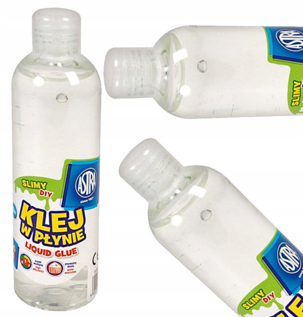Klej W PŁYNIE Bezbarwny Do Slime Glutów Transparentny 500 ml 3+ Astra