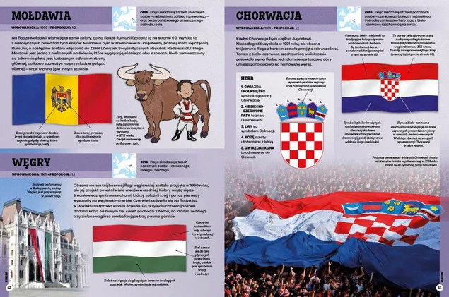 Ilustracje z książki Flagi