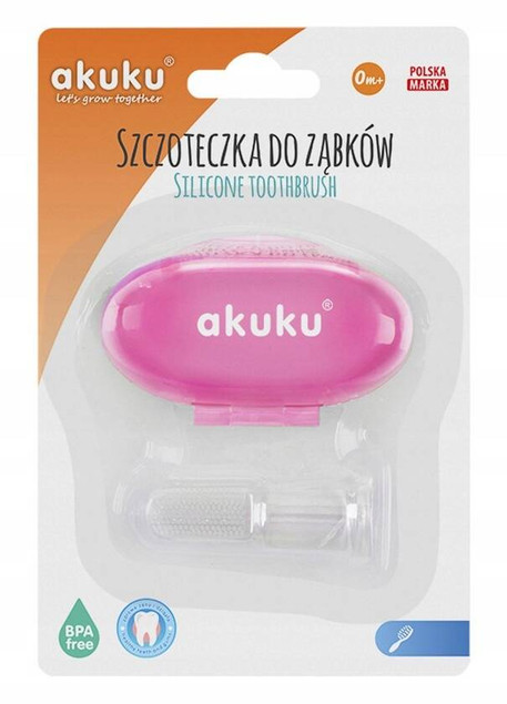 Szczoteczka Silikonowa do Zębów i Dziąseł 0M+ Akuku