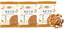FRANK&OLI Ciastko Miękkie Keto MASŁO ORZECHOWE Bez Cukru 50g x3