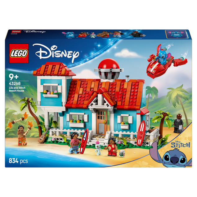 Klocki LEGO® Disney 43268 Domek na plaży Lilo i Stitcha