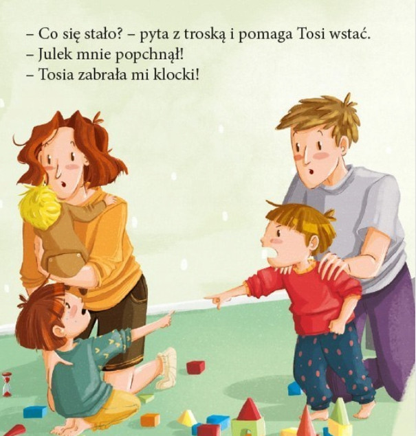 Tosia i Julek się kłócą Magdalena Boćko-Mysiorska