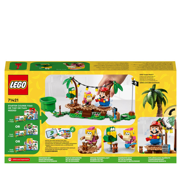 LEGO 71421 Super Mario Dżunglowy koncert Dixie Kong — zestaw rozszerzający