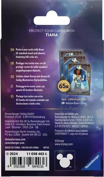 Disney Lorcana Shimmering Skies Koszulki na karty Aladyn