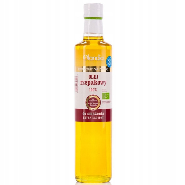 Olej rzepakowy Olandia nierafinowany 500 ml