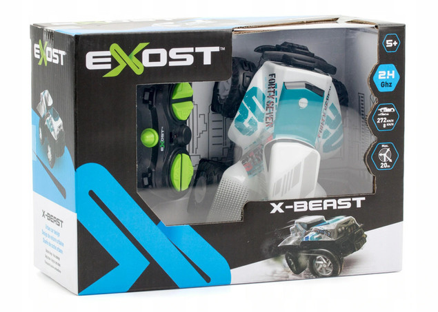 Samochód zdalnie sterowany Exost X-Beast biały