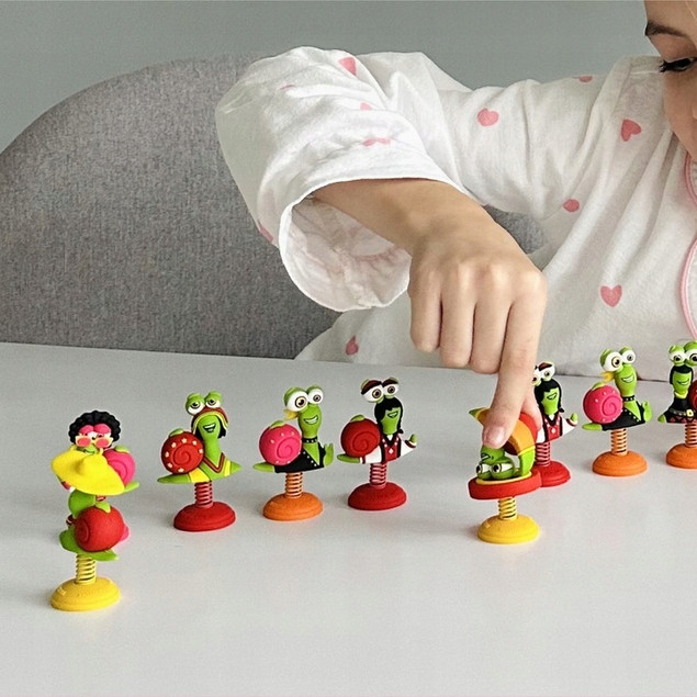 BOB SNAIL Przekąska Owocowa JABŁKO GRUSZKA Rollsy + Zabawka Bez Cukru