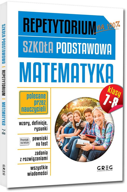 Nowe Repetytorium Szkoła Podstawowa MATEMATYKA kl. 7-8 2026 Greg