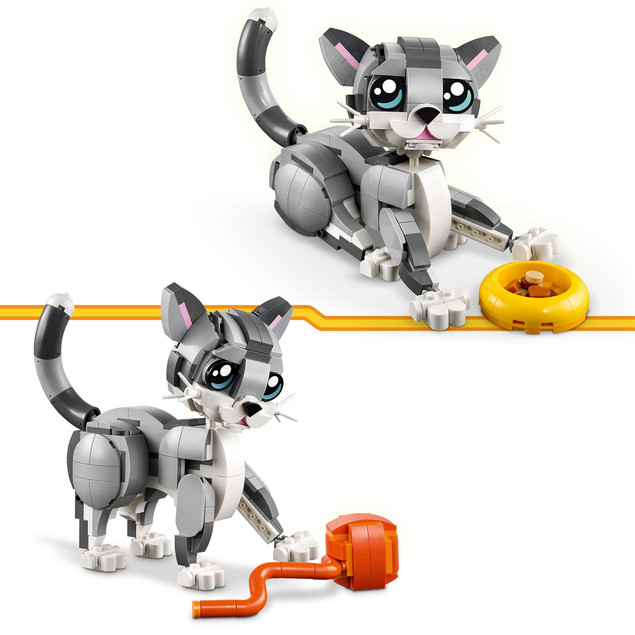 LEGO Creator 3 w 1 31163 Figlarny Kotek - Kot, Pies, Gołąb