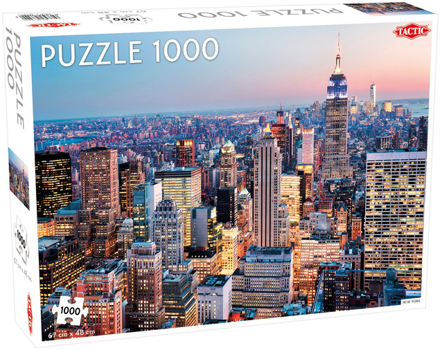 Puzzle Tactic 1000 el. New York – Panorama Manhattan Fińskie