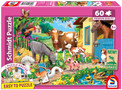 Puzzle Schmidt Spiele 60 el. Zwierzęta na Farmie PQ Puzzle Eco