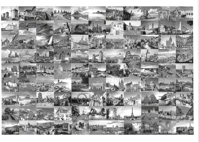 Puzzle 3000 elementów. 99 pięknych miejsc w Europie Ravensburger
