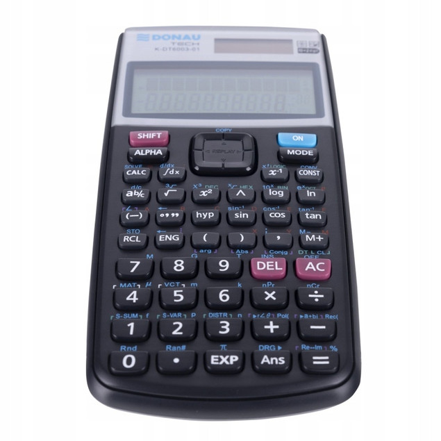 Kalkulator naukowy Donau Tech 401 funkcji czarny
