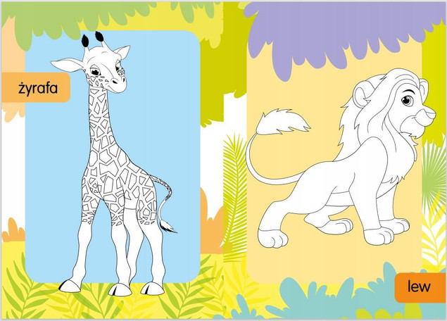 Kolorowanka z tatuażami. Zwierzaki