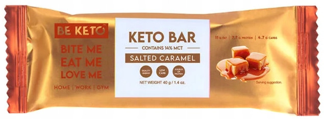 Keto Baton - Słony Karmel w Czekoladzie 40g