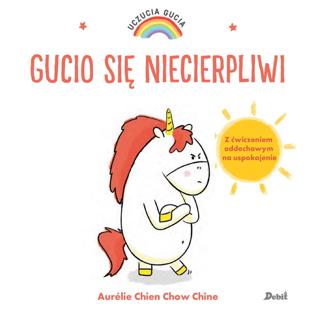Gucio się niecierpliwi. Uczucia Gucia wyd. 2023 Aurelie Chien Chow Chine
