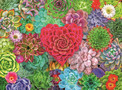 RAVENSBURGER Puzzle Sukulentowy Raj 500 elementów