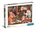Puzzle 1000 el. Clementoni HQ Curious Whiskers - Wysoka Jakość