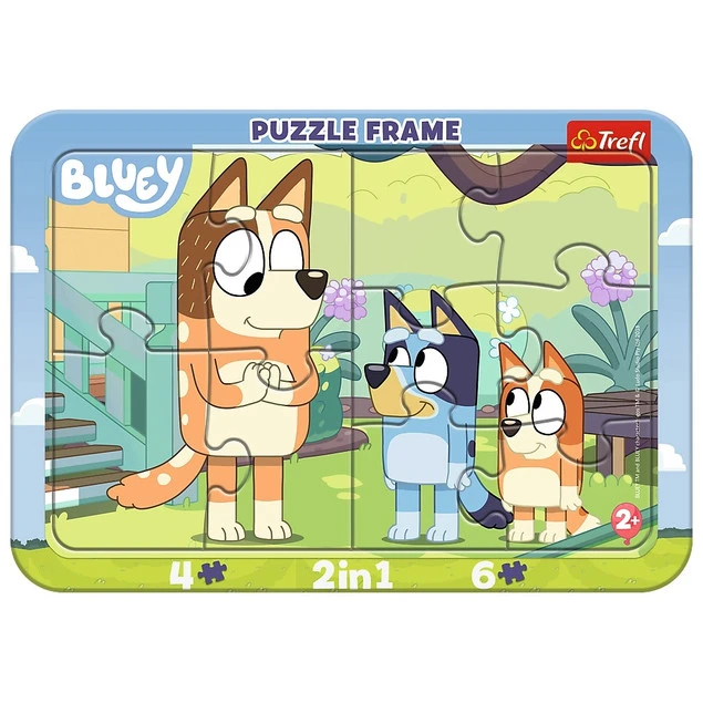 Puzzle Trefl 100 elementów Puzzle Baby, Bluey i Bingo (80032)