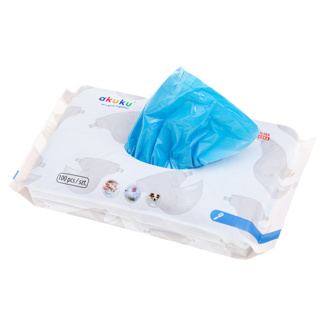 Pachnące WORECZKI Na Zużyte Pieluszki x100 Akuku A0002