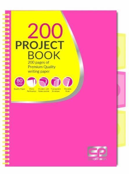 Kołozeszyt A5 100k PP Neon różowy CoolPack 52023