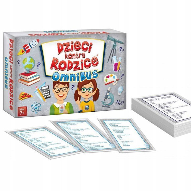 Dzieci Kontra Rodzice Omnibus Rodzinna Gra W Pytania 7+ Kangur