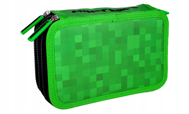 Piórnik potrójny Jumbo BW Minecraft AC3