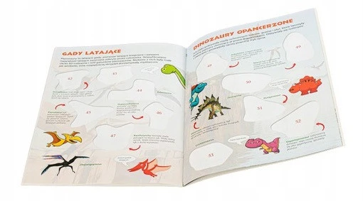 Naklejki edukacyjne Dinozaury – przykładowe strony 4