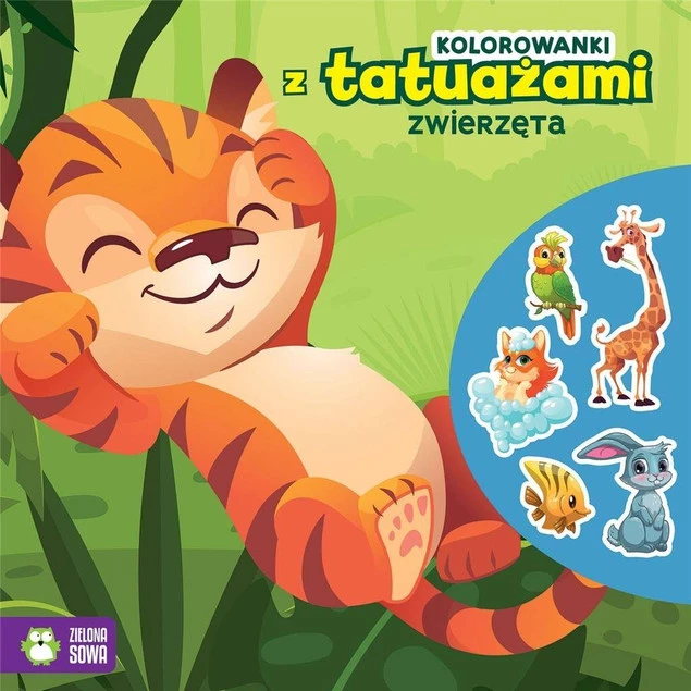 KSIĄŻECZKI DLA DZIECI KOLOROWANKI Z TATUAŻAMI