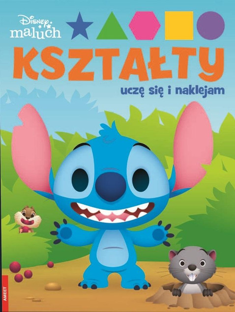 Kształty. Uczę się i naklejam. Disney Maluch FIG-9201 Praca zbiorowa