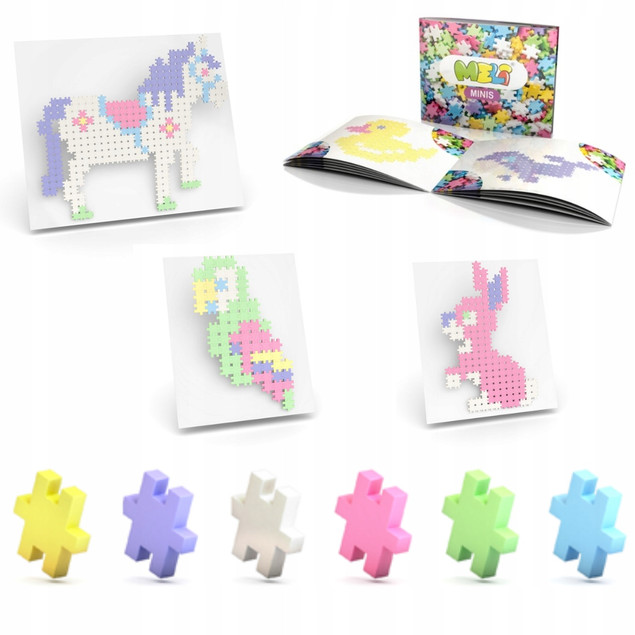 Mini klocki 1100 szt. Pastel Travel – Meli