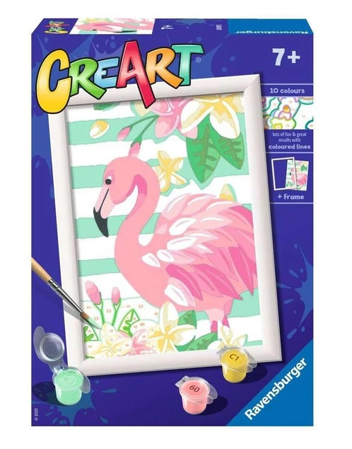 Malowanka Ravensburger Creart Różowy Flaming