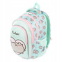 Plecak Szkolny PUSHEEN 4-Komorowy 22L Dla Dziewczynki Miętowy St.Majewski