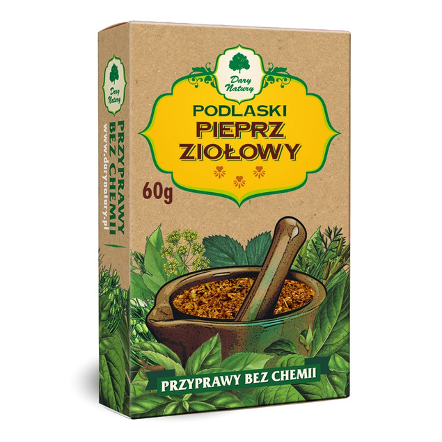 Pieprz ziołowy podlaski Dary Natury 60 g