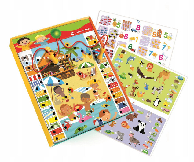 Interaktywny Quiz Junior Gra Edukacyjna Uczę Się Bawiąc 4-6 Lat Clementoni
