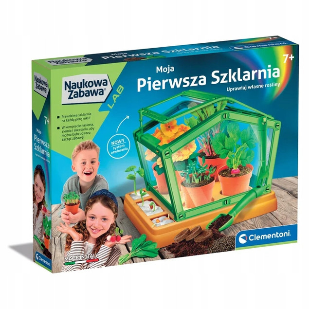 Zestaw edukacyjny Moja pierwsza szklarnia – Clementoni