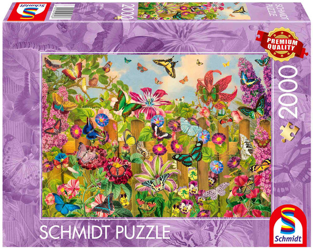Schmidt Puzzle 2000 el. Ogród Motyli Premium Quality